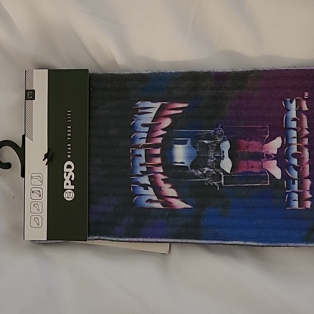 New PSD Deathrow Record Socks Fits Sizes 6-13